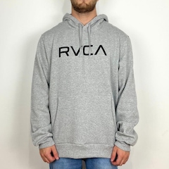 Blusão de Moletom com Capuz Rvca Fechado Big - Masculino - Foto 1