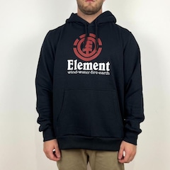 Blusão de Moletom Element Fechado Vertical - Masculino - Foto 1