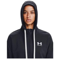 Blusão de Moletom com Capuz Under Armour Rival Fleece Fz Hoodie - Feminino - Foto 3