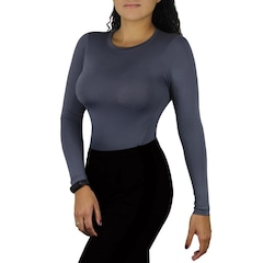 Camisa Térmica e Compressão Finta Manga Longa Uv 50 - Feminina - Foto 1