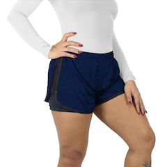 Shorts Finta Run Daisy com Forro - Feminino - Foto 1