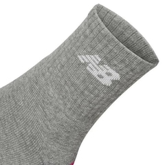 Kit de Meias Cano Alto New Balance - 3 Pares - Infantil - Foto 3
