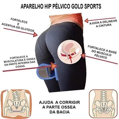 Aparelho Trainner Gold Sports Hit Pélvis Fortalecimento Muscular - Foto 2