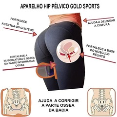 Aparelho Trainner Gold Sports Hit Pélvis Fortalecimento Muscular - Foto 2