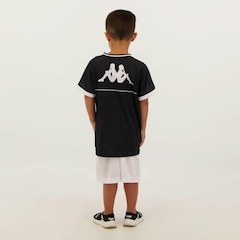 Kit Uniforme Vasco Supporter 2023 Kappa - Infantil - Foto 2