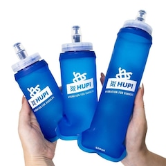 Kit Garrafas Dobráveis Soft Flash Hupi 250ml + 500ml - Foto 4