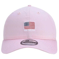 Boné Aba Curva New Era Bandeira Eua - Strapback - Adulto - Foto 2