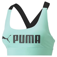 Top Fitness com Bojo Puma Mid Impact Fit Bra - Feminino - Foto 5