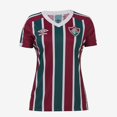 Camisa do Fluminense I 2022 Torcedora Oficial Umbro - Feminina - Foto 1