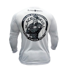 Kit Camiseta Black Skull Manga Longa Soldado Bope - 2 Unidades - Masculina - Foto 3