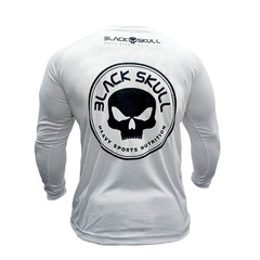 Kit Camiseta Black Skull Manga Longa Caveira - 2 Unidades - Masculina - Foto 2
