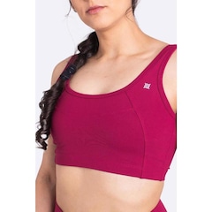 Top Fitness com Bojo Hupi Diversit Cereja - Feminino - Foto 8