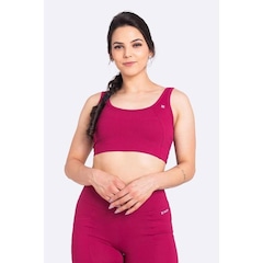 Top Fitness com Bojo Hupi Diversit Cereja - Feminino - Foto 9