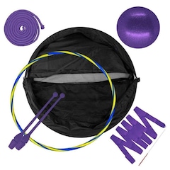 Kit Completo de Ginástica Rítmica Pista e Campo - Infantil - Foto 1