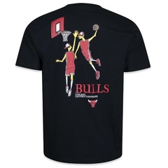 Camiseta New Era Freestyle Chicago Bulls Nba - Masculina - Foto 2