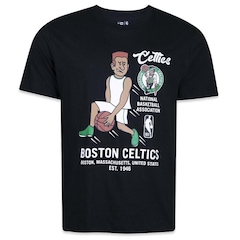 Camiseta New Era Boston Celtics NBA Building - Masculina - Foto 1