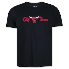 Camiseta New Era Core Chicago Bulls Nba - Masculina - Foto 1