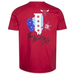 Camiseta New Era Chicago Bulls Nba Core City Icons - Masculina - Foto 2