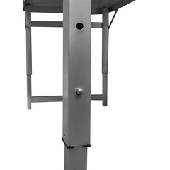 Mesa Dobrável Pelegrin Pel-0210B em Metal Vira Maleta - Foto 4