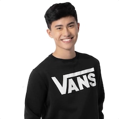 Blusão de Moletom Vans Classic Crew Ll - Masculino - Foto 2