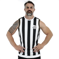 Camiseta Regata do Santos Masculina Braziline Division - Foto 1