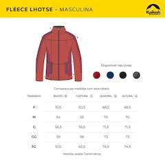 Jaqueta Fleece Kailash Lhotse - Masculina - Foto 6