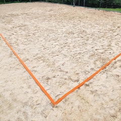 Kit Vôlei de Praia Gismar Redes com Rede Oficial 2 Faixas + Fita de Marcação - Foto 8