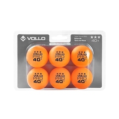 Bola de Tênis de Mesa Vollo 3 Estrelas - 6 Unidades - Foto 3