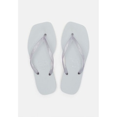 Chinelo Tropical Brasil Cristal Off com Glitter - Feminino - Foto 1