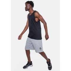 Bermuda de Moletom Nba Over Golden State Warriors - Masculina - Foto 4