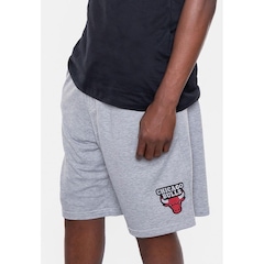 Bermuda De Moletom NBA Over Chicago Bulls - Masculina - Foto 3