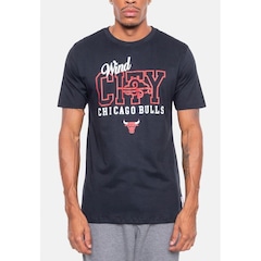 Camiseta NBA Postcard Chicago Bulls NBA - Masculina - Foto 3