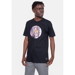 Camiseta Nba Oil Color Los Angeles Lakers Nba - Masculina - Foto 4