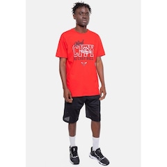 Camiseta NBA Postcard Chicago Bulls NBA - Masculina - Foto 5