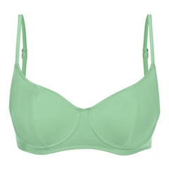 Biquíni She Top Meia Taça Liso Feminino - Foto 1