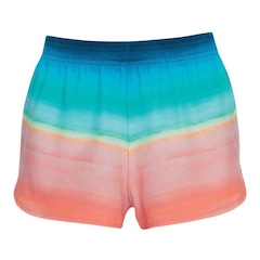 Shorts Curto She Elastano Estampa Sunset Degadé - Foto 1