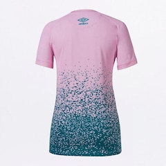 Camisa do Chapecoense 2021 Outubro Rosa Umbro - Feminina - Foto 3
