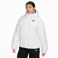 Jaqueta com Capuz Nike Sportswear Classic Puffer - Feminina - Foto 1
