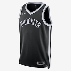 Camiseta Regata Nike Brooklyn Nets Icon Edition 2023/24 - Masculina - Foto 1