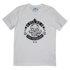 Camiseta Oakley Dia de Los Muertos Skull Graphic Tee - Masculina - Foto 1