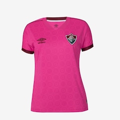 Camisa do Fluminense Outubro Rosa 2023 Umbro - Feminina - Foto 1