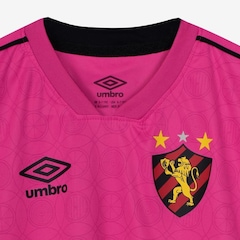 Camisa do Sport Outubro Rosa 2023 Umbro - Infantil - Foto 3