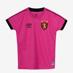 Camisa do Sport Outubro Rosa 2023 Umbro - Infantil - Foto 1