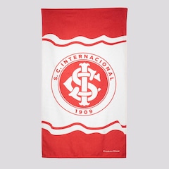 Toalha Felpa Bouton Internacional Escudo Vermelha e Branca - Foto 1
