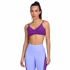 Top Fitnesse com Bojo Alto Giro Hyper Costas Decotada - Feminino - Foto 1