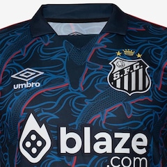 Camisa Polo do Santos III 23 Umbro Masculina Torcedor - Foto 4