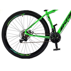 Bicicleta Aro 29 Krw Alumínio Shimano - Freio a Disco Suspensão Mountain Bike S4 - Câmbio Shimano - 24 Velocidades - Adulto - Foto 3