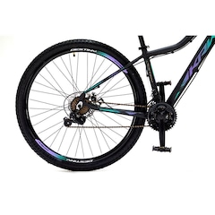 Bicicleta Aro 29 Krw Alumínio Shimano - Freio a Disco Suspensão Mountain Bike S4 - Câmbio Shimano - 24 Velocidades - Adulto - Foto 7