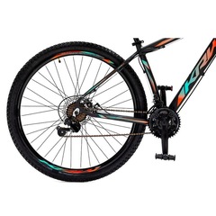 Bicicleta Aro 29 Krw Alumínio - Freio a Disco Suspensão Dianteira Mountain Bike S7 - 27 Velocidades - Adulto - Foto 6