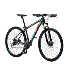 Bicicleta Aro 29 Krw Alumínio - Freio Hidráulico Suspensão com Trava Mountain Bike S9 - 27 Velocidades - Adulto - Foto 16